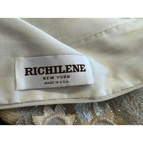 "RICHILENE" VTG Rare Find Formal Gown SZ S? Beadwork Princess Fairy PLZ READ!! - Picture 4 of 16
